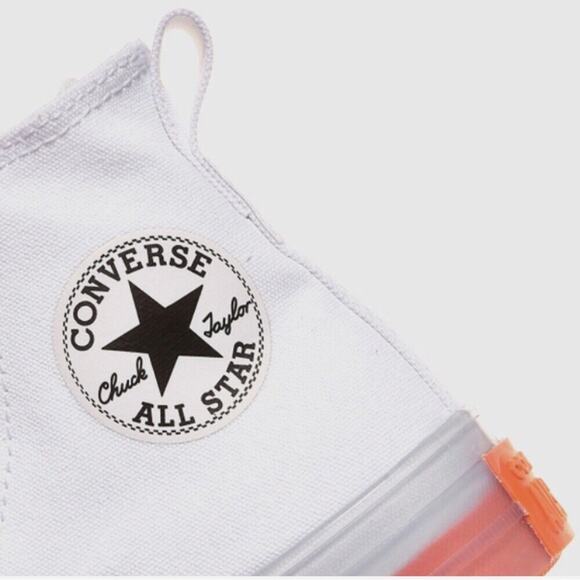 Converse Chuck Taylor Shoes Sneakers Unisex All Star CX Hi White Wild Mango NIB - Picture 14 of 15